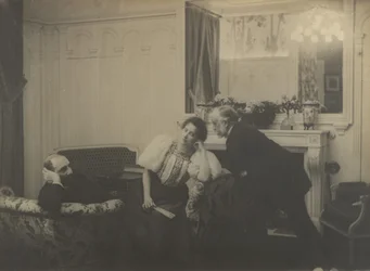 Paul Poujaud, Mme. Arthur Fontaine e Degas, 1895.