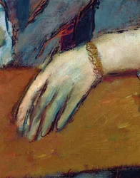 Retrato de Helene Rouart (1886) (detalhe)
