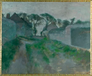 Rue de village Saint Valery-sur-Somme (óleo sobre tela)