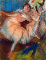 Dançarino sentado, 1879-1880.
