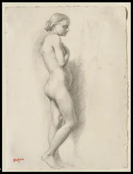 Nu em pé, c.1860-65