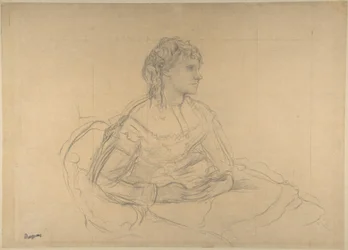 Estudo para «Madame Théodore Gobillard» (Yves Morisot)