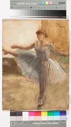 A bailarina, c.1876 (óleo sobre tela)
