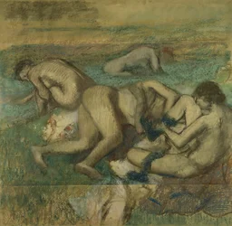 Os Banhistas, 1885-95