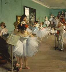 A aula de dança, 1874.