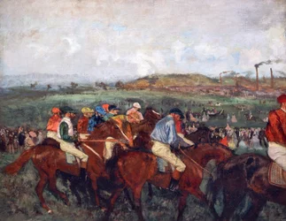 A Corrida de Cavalheiros, antes da partida