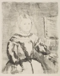 A Infanta Margarita, depois de Velázquez, 1862-64.