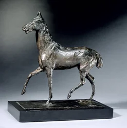 Cavalo trotando (bronze)