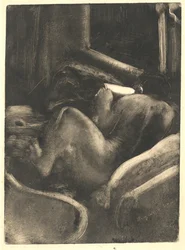 Mulher lendo Liseuse, c. 1885.