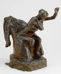 Mulher Sentada em Poltrona, modelada c. 1903 elenco 191921.