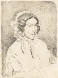 Mulher de boné com babados (Dame agée)