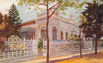 Vilino Nair, Residência do Almirante Barão de Teffé von Hoonholtz, Petrópolis, 1914