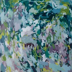Folhagem abstrata exuberante