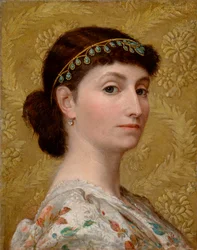 Gay, filha de Sir Augustus Berkeley Paget KCB (óleo sobre tela)