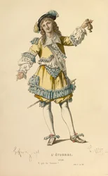 Fato para o papel de Lelie, c.1868 (gravura)