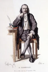 Pierre Corneille (1606/1684) desossado por Geoffroy.
