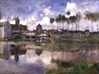 Moret-sur-Loing (óleo sobre tela)