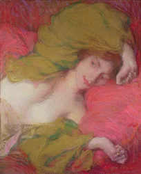 Farniente (pastel sobre papel)