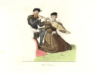Cavalheiro e mulher, Inglaterra