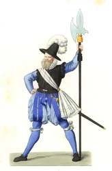 Heinrich Schmid, hallebardier suíço