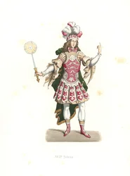 Luís XIV, o Rei Sol, em traje de balé