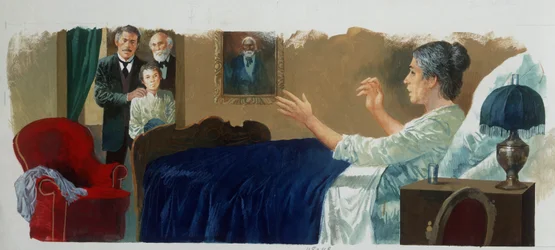 Dos Apeninos aos Andes de "Coração" de Edmondo De Amicis (1846-1908), desenho