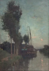 Noite na Holanda (óleo sobre tela)