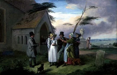 O Casamento Interrompido (óleo sobre painel)