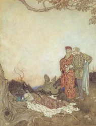 Ilustração para "The Tempest" Ato II, Cena 1