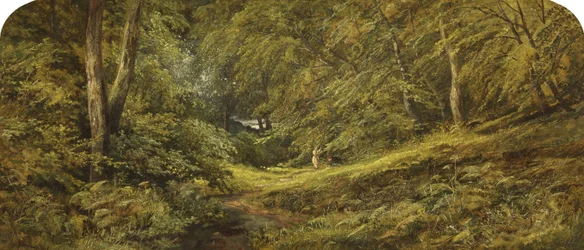 Sketch - In the Woods (óleo sobre tela)