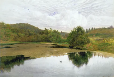 The Pool, 1860 (wc e caneta e tinta no papel)