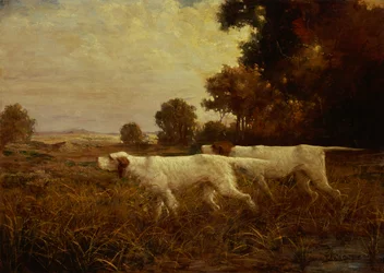 No Ponto (óleo sobre tela)