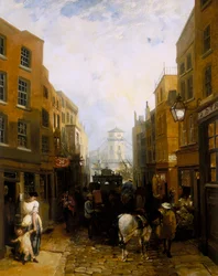 Rua Buckingham, Strand, 1854