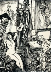 O Cartunista - Estágio VI, c1920