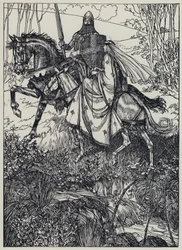 Tennyson, ilustração para um sonho de mulheres justas e outros poemas