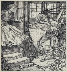 Tennyson, ilustração para um sonho de mulheres justas e outros poemas