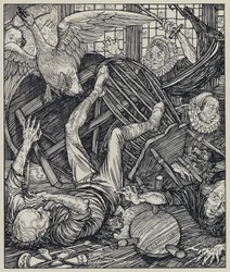 Tennyson, ilustração para um sonho de mulheres justas e outros poemas