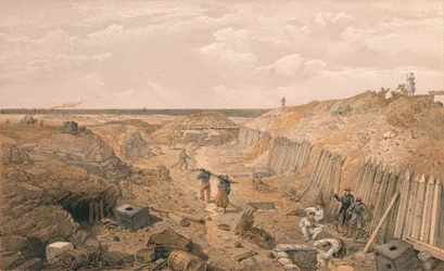 Vala do Bastião Du Mat, 1856