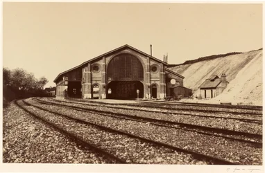 Estação ferroviária de Longueau, 1855 (foto)