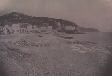 Les Ponchettes em Nice, c. 1855 (foto)