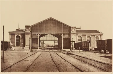 Toulon, Gare (Toulon, Estação de comboios),1861 ou posterior (foto)