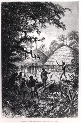 Yagouman Chefe Rougouyenne Hunting the Devil, ilustração de 