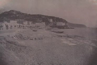 Os Ponchettes em Nice, c. 1855.