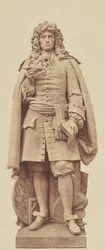 [Mignard", estátua de Jean Baptiste Joseph de Bay, Decoração do Louvre, Paris].