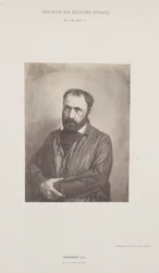 Retrato de Paul Chenavard, da série "Histoire des Artistes Vivants"