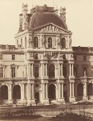 Vista do Louvre, 1855-1857.