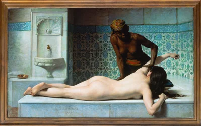 A massagem (pintura sobre tela)