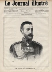 Retrato do Grão-Duque Constantino Nikolaievich da Rússia (Grão-Duque Constantino Nikolaevich da Rússia ou Konstantin Nikolaievich Romanov