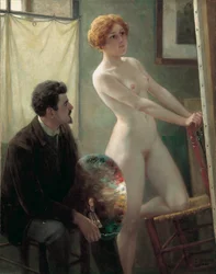 Atelier do pintor, 1885