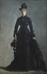 Uma senhora parisiense (óleo sobre tela)